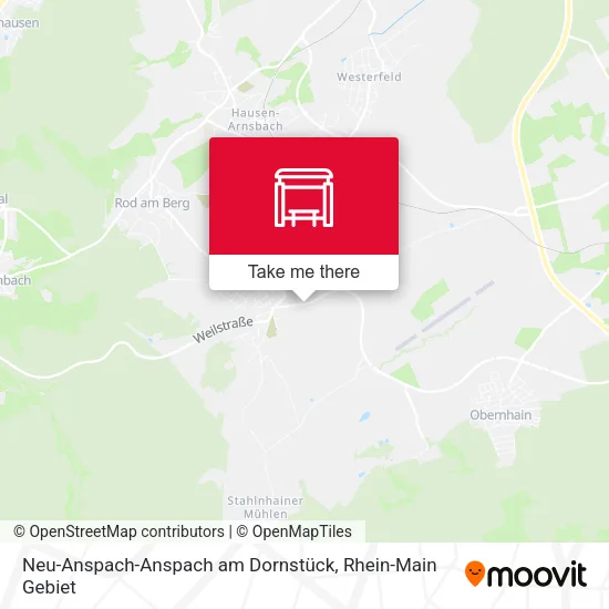 Карта Neu-Anspach-Anspach am Dornstück