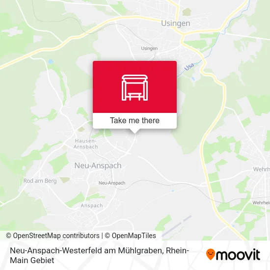 Карта Neu-Anspach-Westerfeld am Mühlgraben