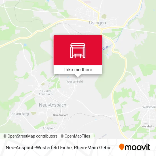 Карта Neu-Anspach-Westerfeld Eiche