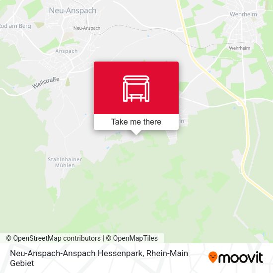 Карта Neu-Anspach-Anspach Hessenpark