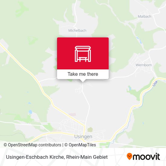 Usingen-Eschbach Kirche map