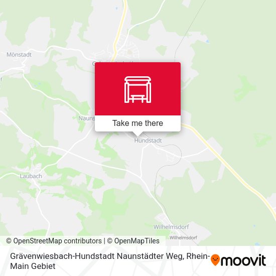 Grävenwiesbach-Hundstadt Naunstädter Weg map