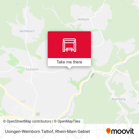 Карта Usingen-Wernborn Talhof