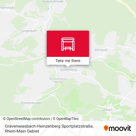 Карта Grävenwiesbach-Heinzenberg Sportplatzstraße