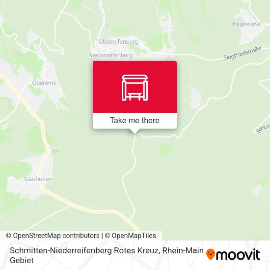 Карта Schmitten-Niederreifenberg Rotes Kreuz