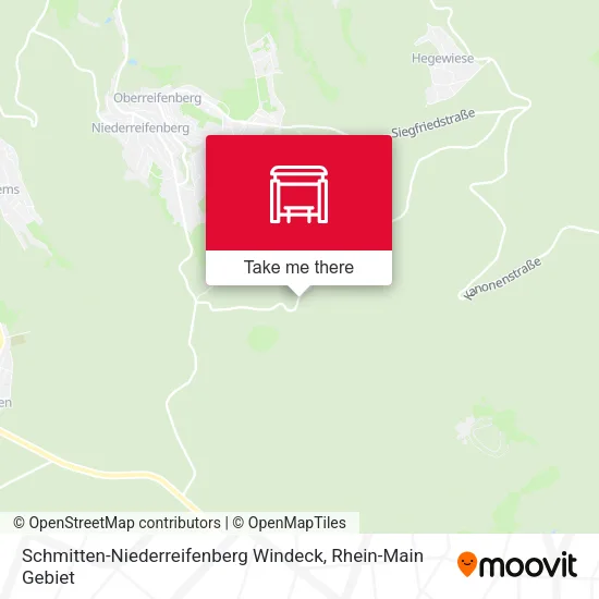 Карта Schmitten-Niederreifenberg Windeck