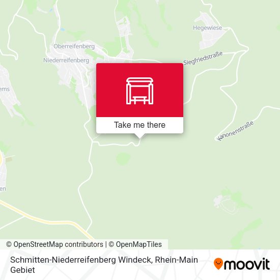 Карта Schmitten-Niederreifenberg Windeck