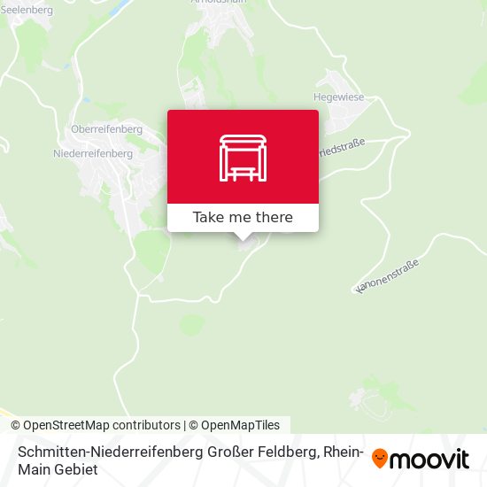 Schmitten-Niederreifenberg Großer Feldberg map