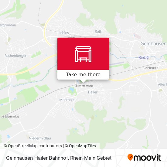 Gelnhausen-Hailer Bahnhof map