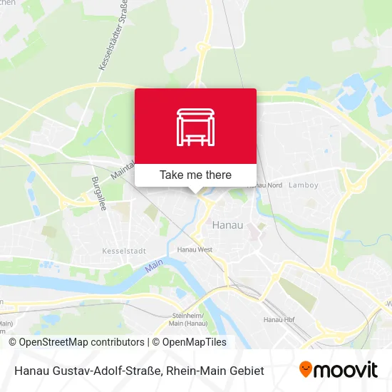 Карта Hanau Gustav-Adolf-Straße