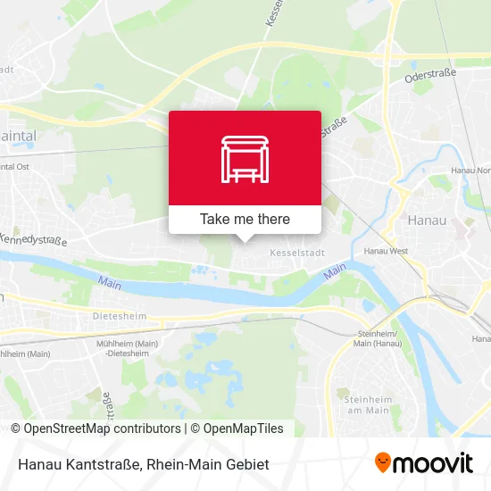 Карта Hanau Kantstraße