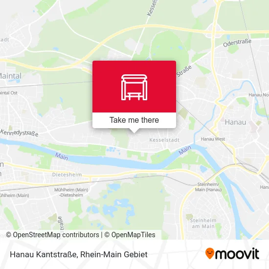 Карта Hanau Kantstraße