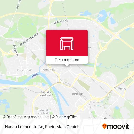 Карта Hanau Leimenstraße