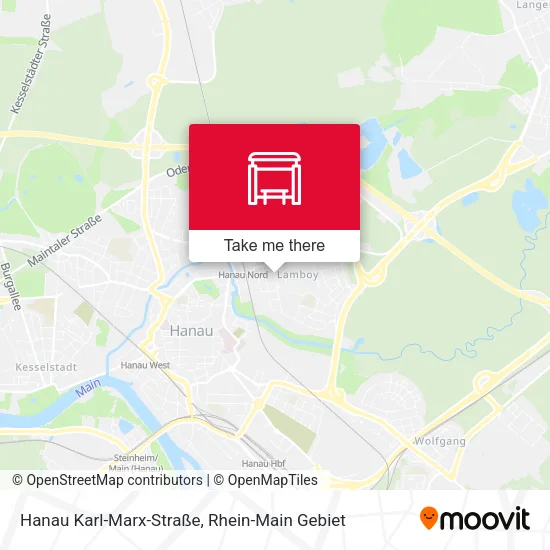 Карта Hanau Karl-Marx-Straße