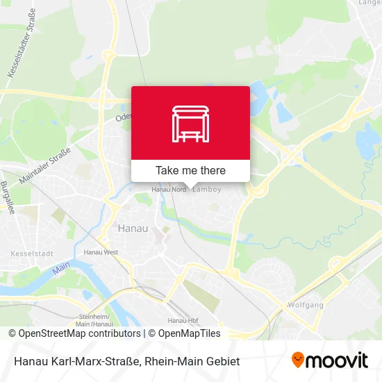 Карта Hanau Karl-Marx-Straße