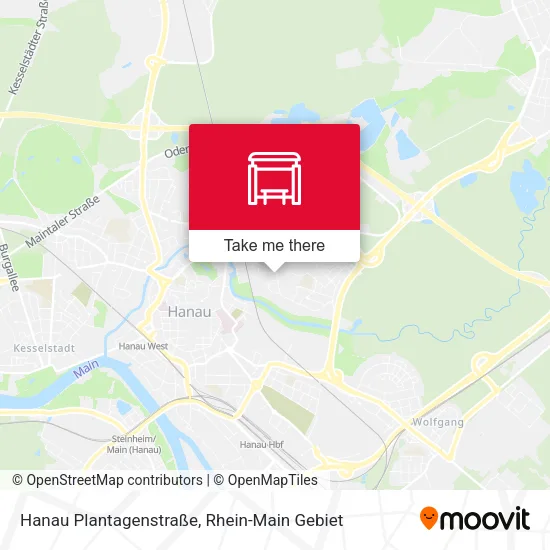 Карта Hanau Plantagenstraße