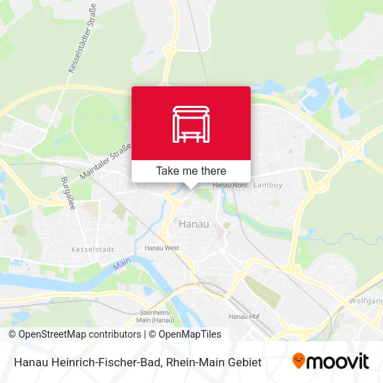 Карта Hanau Heinrich-Fischer-Bad