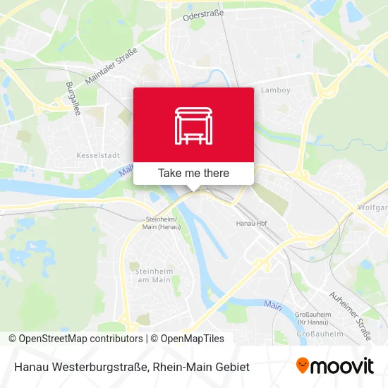 Карта Hanau Westerburgstraße