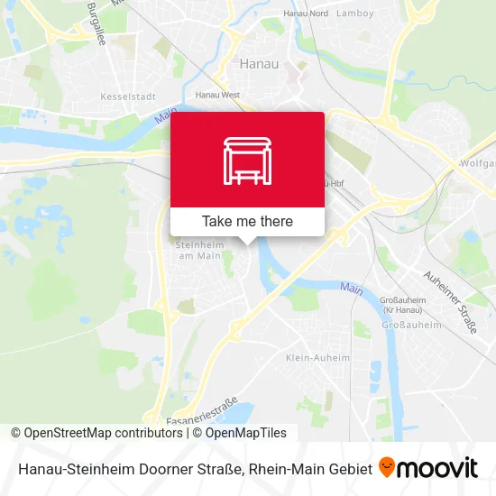 Карта Hanau-Steinheim Doorner Straße