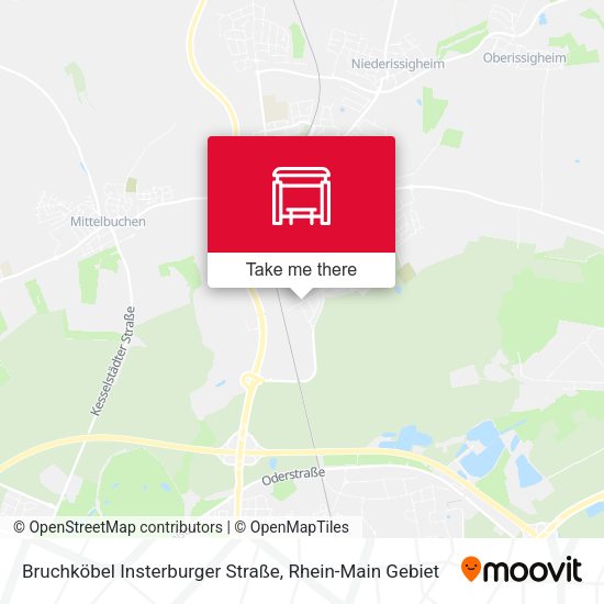 Bruchköbel Insterburger Straße map
