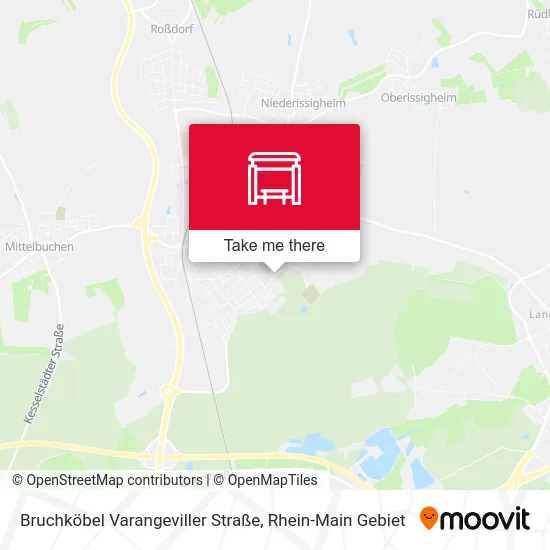 Карта Bruchköbel Varangeviller Straße