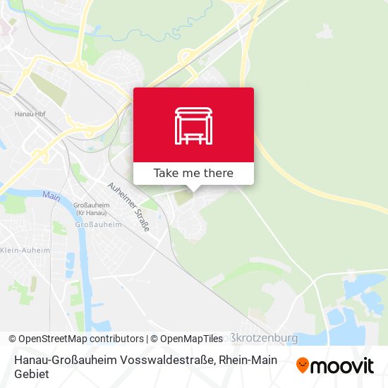 Hanau-Großauheim Vosswaldestraße map