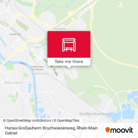 Hanau-Großauheim Bruchwiesenweg map