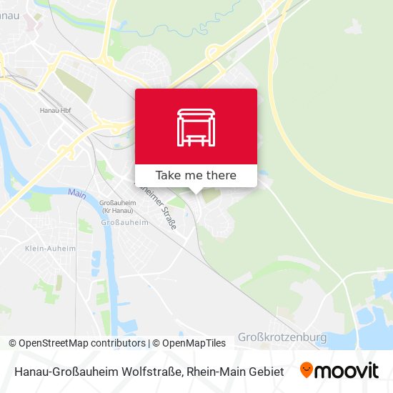 Hanau-Großauheim Wolfstraße map