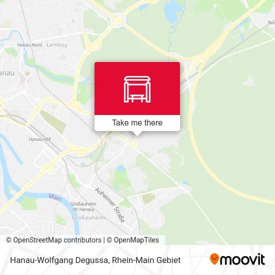 Карта Hanau-Wolfgang Degussa