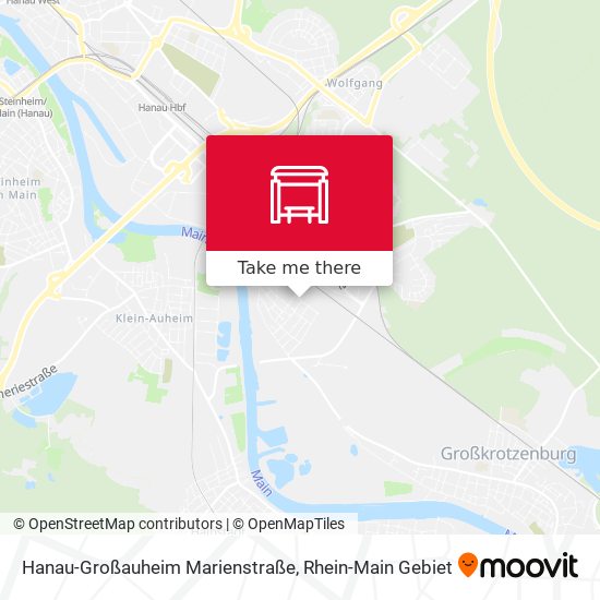 Hanau-Großauheim Marienstraße map