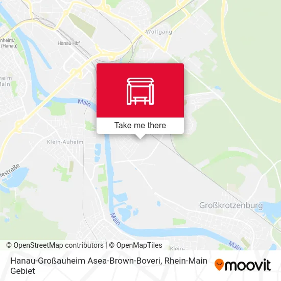 Карта Hanau-Großauheim Asea-Brown-Boveri