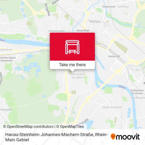 Карта Hanau-Steinheim Johannes-Machern-Straße