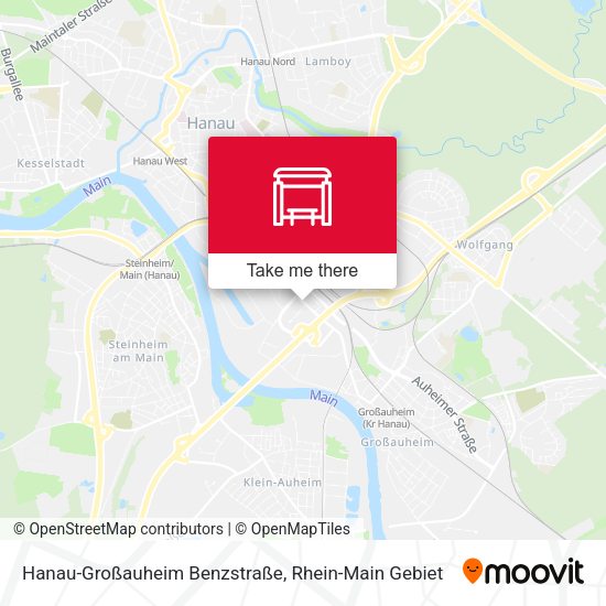 Карта Hanau-Großauheim Benzstraße