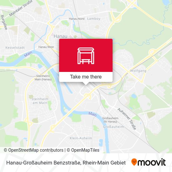 Hanau-Großauheim Benzstraße map