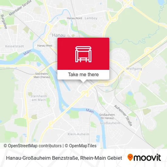 Карта Hanau-Großauheim Benzstraße