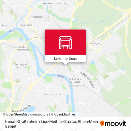 Карта Hanau-Großauheim Lise-Meitner-Straße