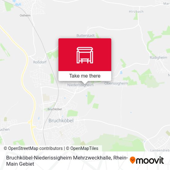 Bruchköbel-Niederissigheim Mehrzweckhalle map