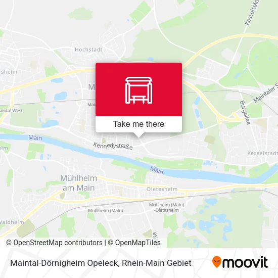 Карта Maintal-Dörnigheim Opeleck