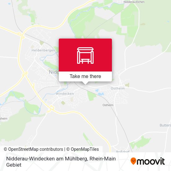 Nidderau-Windecken am Mühlberg map
