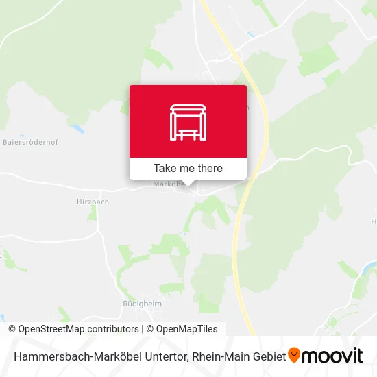 Карта Hammersbach-Marköbel Untertor
