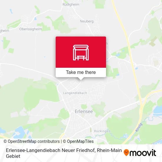 Карта Erlensee-Langendiebach Neuer Friedhof