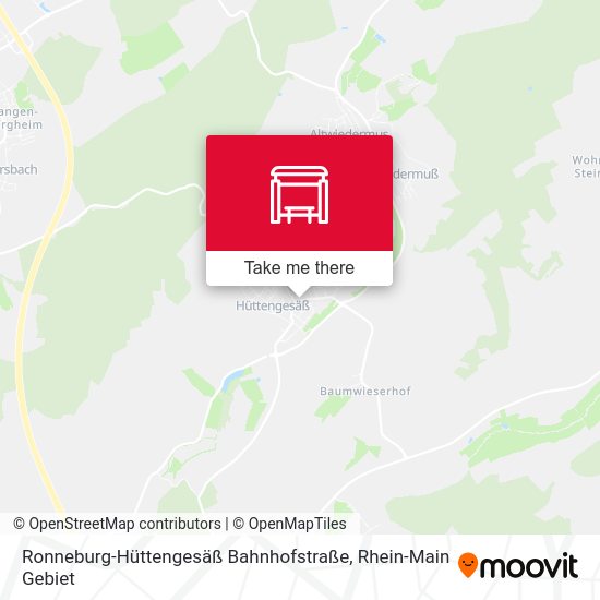 Ronneburg-Hüttengesäß Bahnhofstraße map