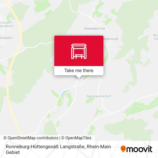Ronneburg-Hüttengesäß Langstraße map