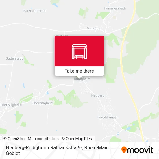 Карта Neuberg-Rüdigheim Rathausstraße