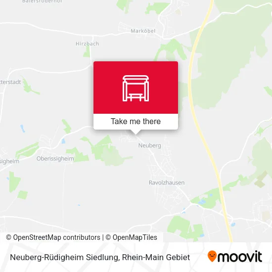Карта Neuberg-Rüdigheim Siedlung
