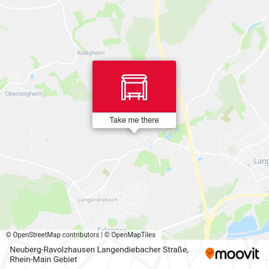 Neuberg-Ravolzhausen Langendiebacher Straße map