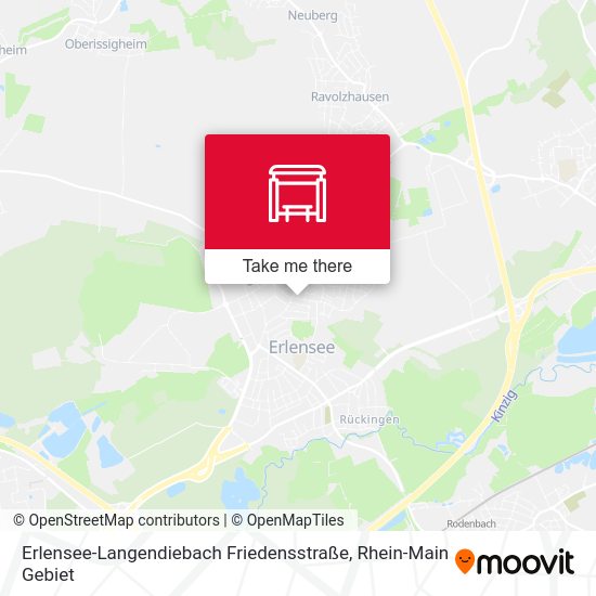 Erlensee-Langendiebach Friedensstraße map