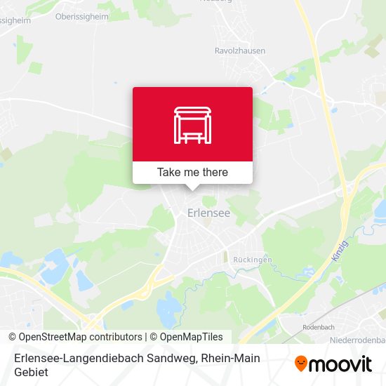 Erlensee-Langendiebach Sandweg map