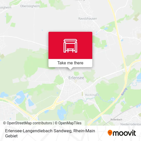 Карта Erlensee-Langendiebach Sandweg