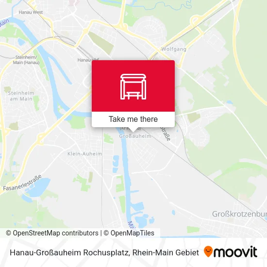 Карта Hanau-Großauheim Rochusplatz